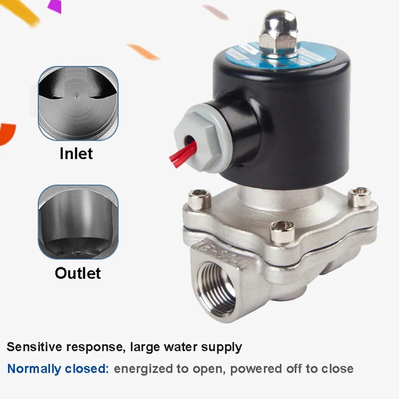 Electric Solenoid Valve Factory - Stainless Steel Normally Closed for Water Oil