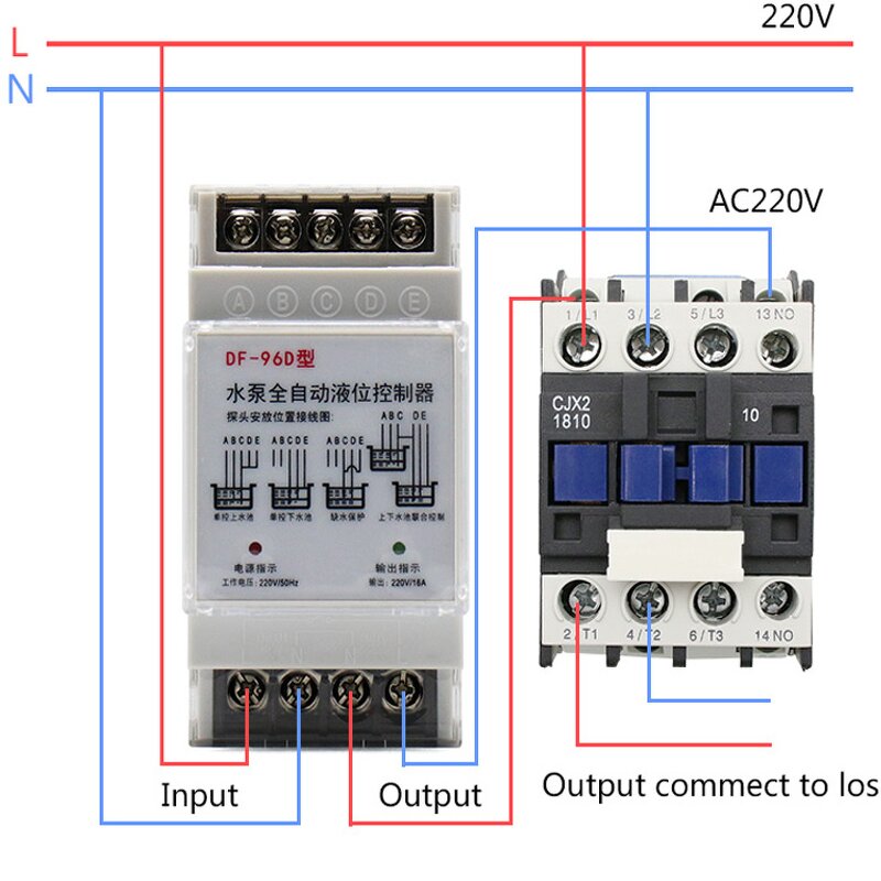 Water Level Controller Manufacturer - Smart Auto Pump Float Sensor CX-96D AC 220V