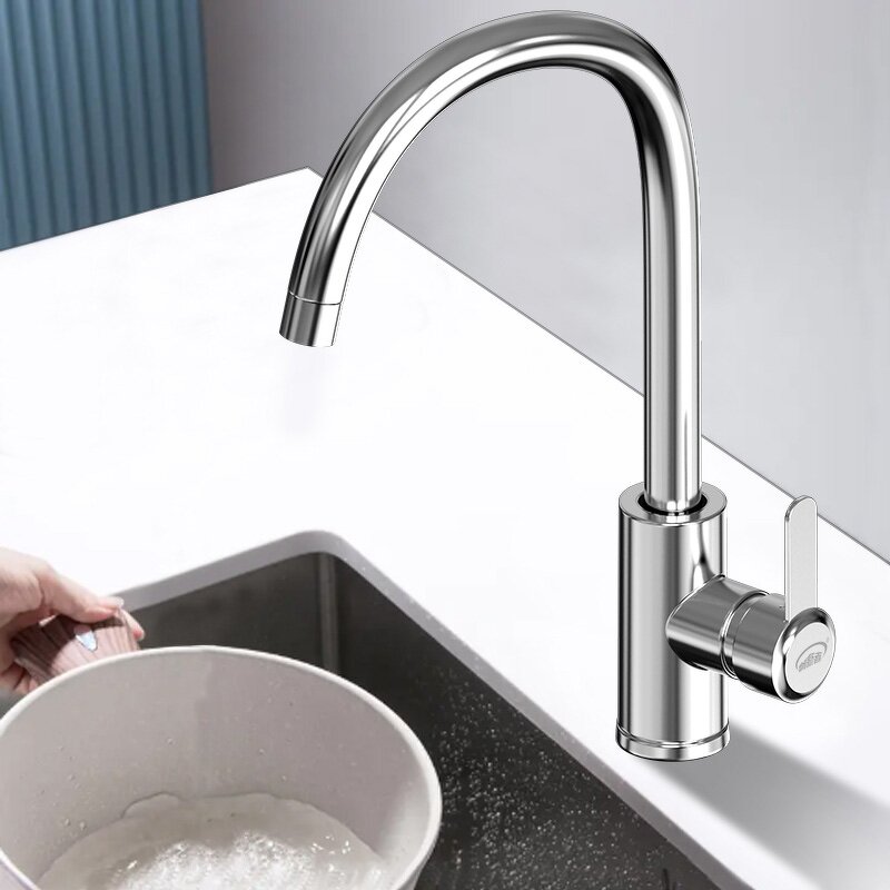 Kitchen Tap Mixers Factory - High Quality Single Cold Water 304 Stainless Steel