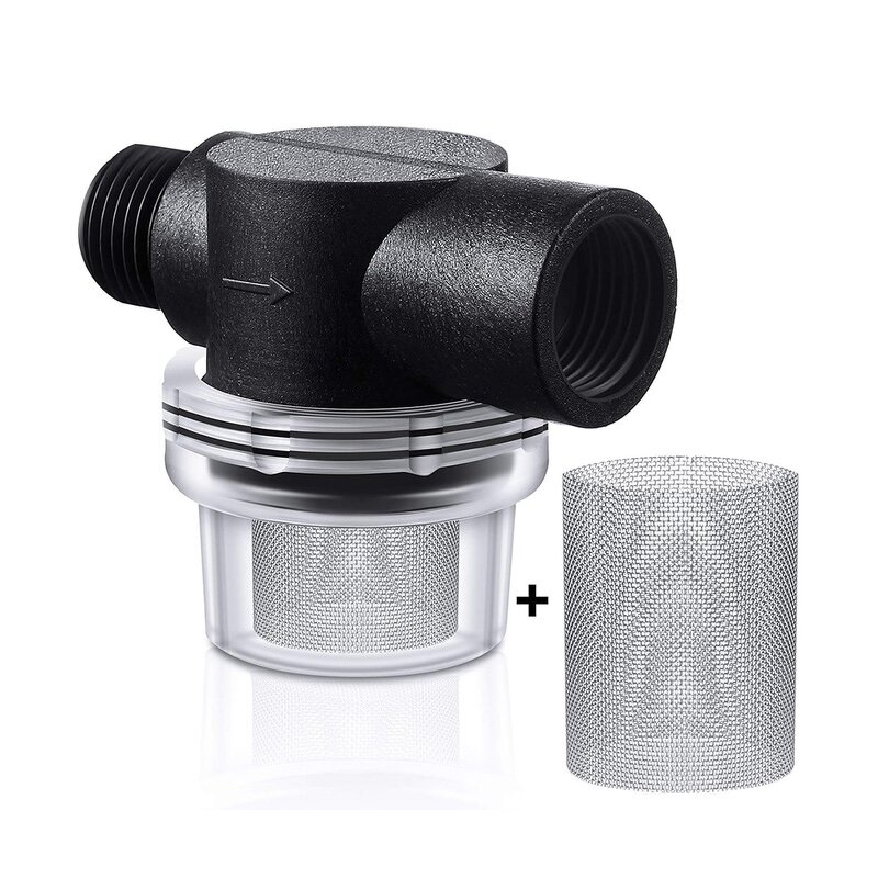 Water Pump Pre Filter Factory - High End Small Female Thread Stainless Steel Mesh