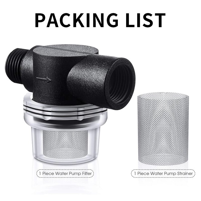 Water Pump Pre Filter Factory - High End Small Female Thread Stainless Steel Mesh