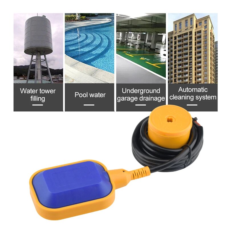 Float Ball Water Level Switch Factory - with Cable AC220V 2M PP/Silicone