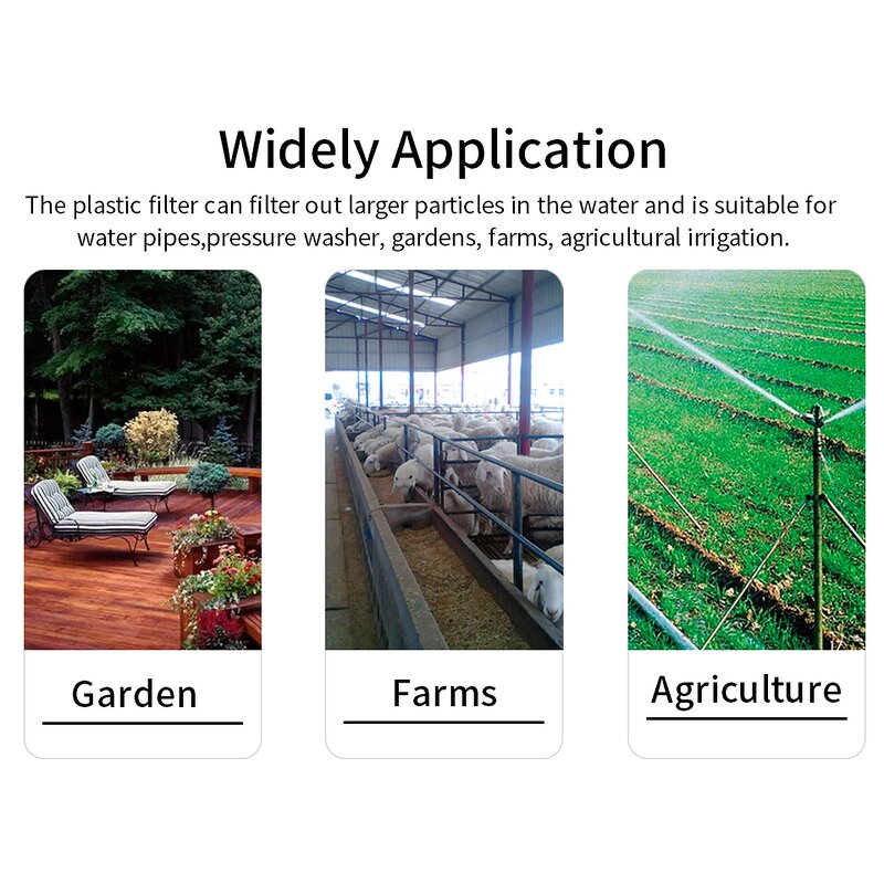 Pipeline Pre-filters Factory - High End Female Thread Inline Sediment Garden