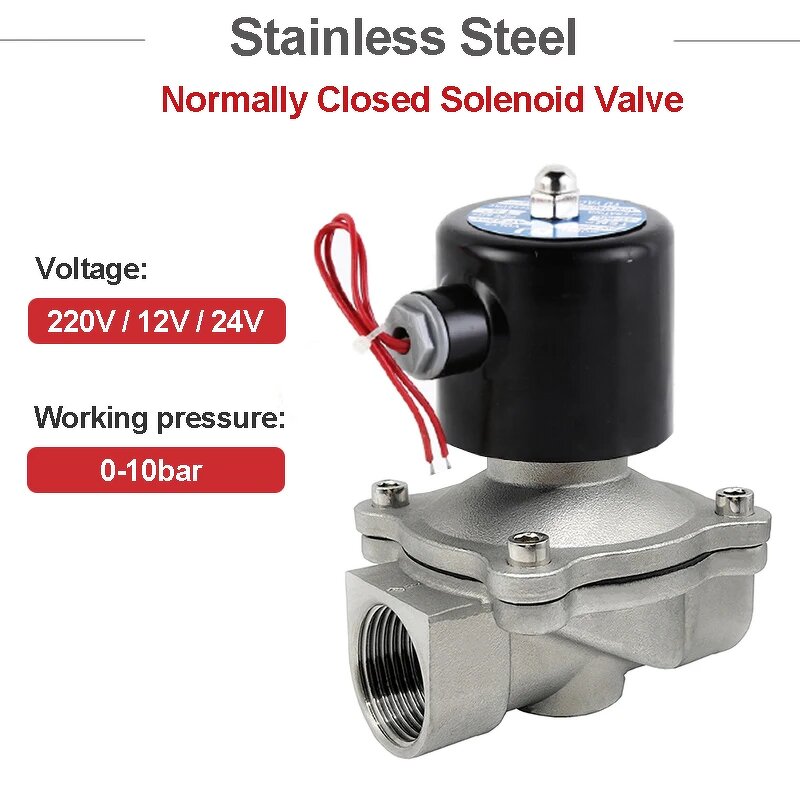 Electric Solenoid Valve Factory - Stainless Steel Normally Closed for Water Oil