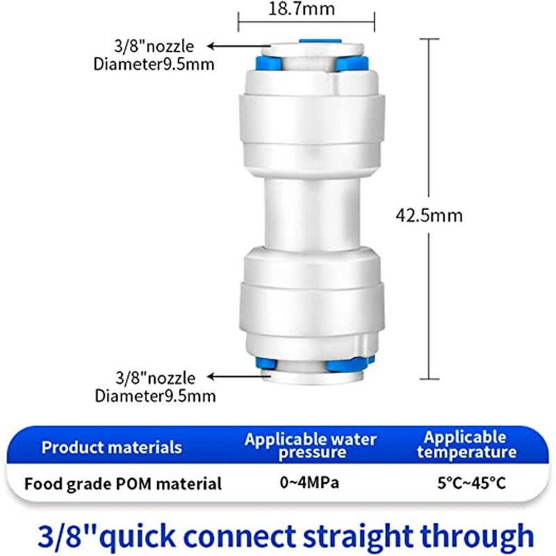Water Tubing Factory - Quick Connect Plastic for RO Reverse Osmosis System