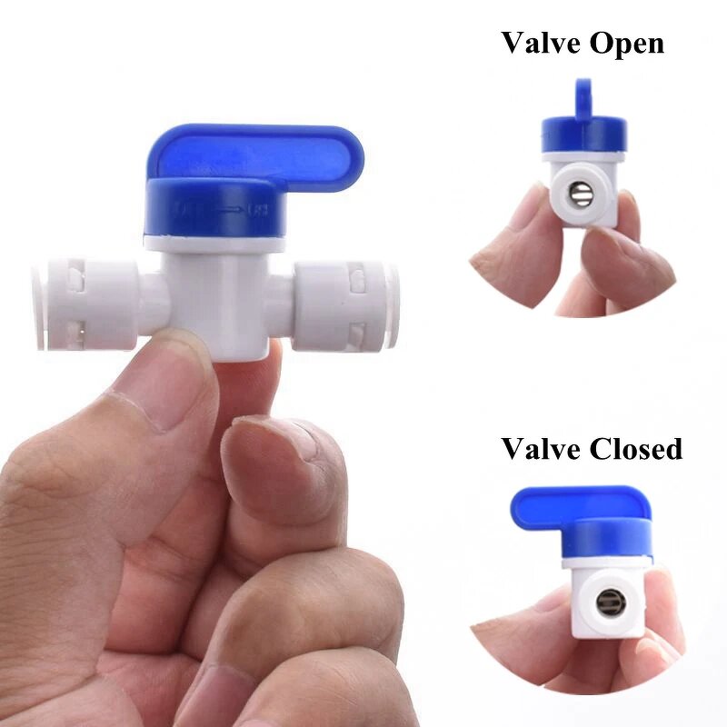 Water Purifier Accessories Manufacturer - 1/4" OD Aquarium Quick Fitting Coupling