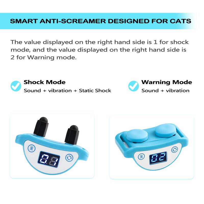 Cat Training Collar Manufacturer - OEM/ODM Anti-Meow Electronic Shock