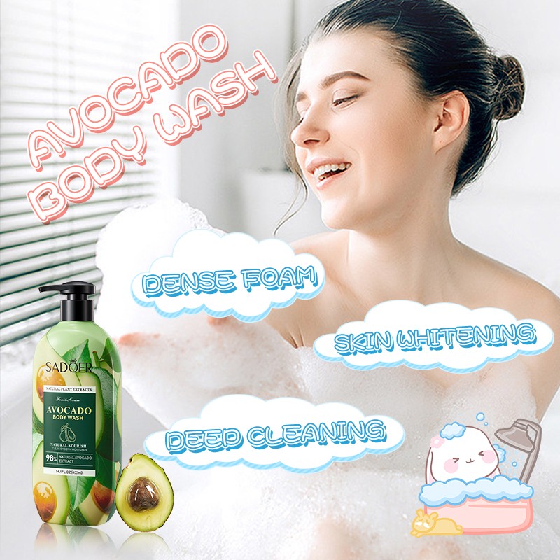 Avocado Shower Gel - OEM Moisturizing Exfoliating Gel