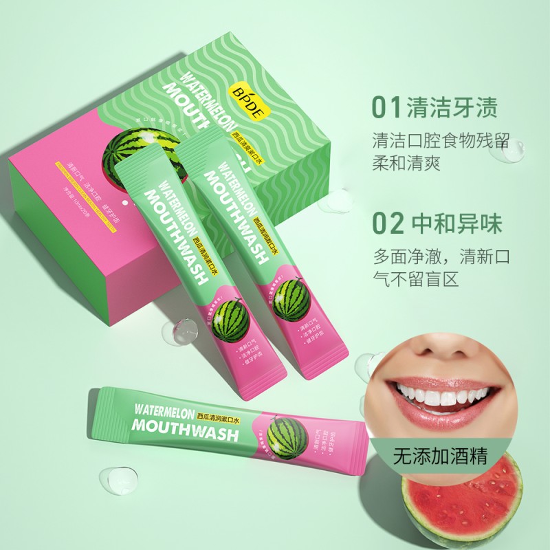 Mouthwash - OEM Peach Charcoal Mint