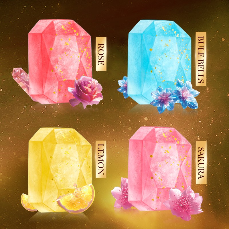 Handmade Soap - OEM Gold Foil Sakura