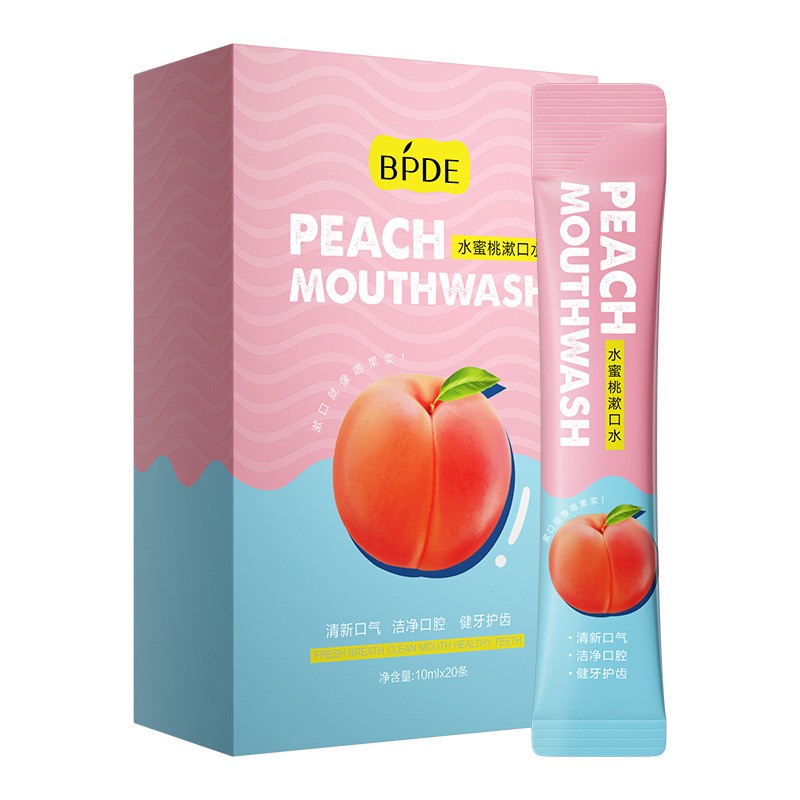 Mouthwash - OEM Peach Charcoal Mint