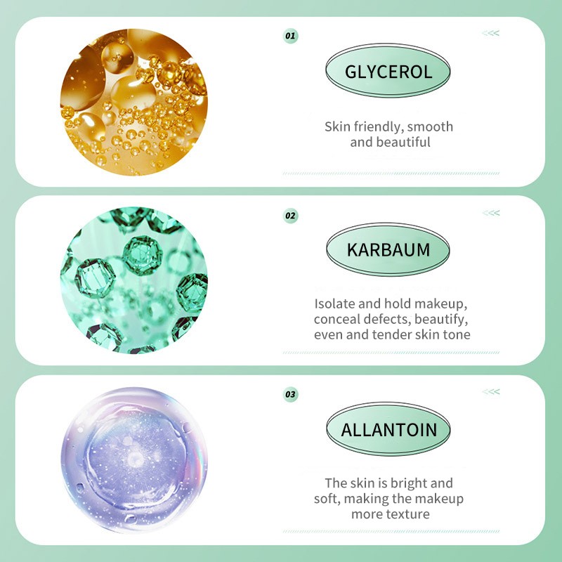 Face Primer - OEM 3 Colors Waterproof Makeup Base Manufacturer