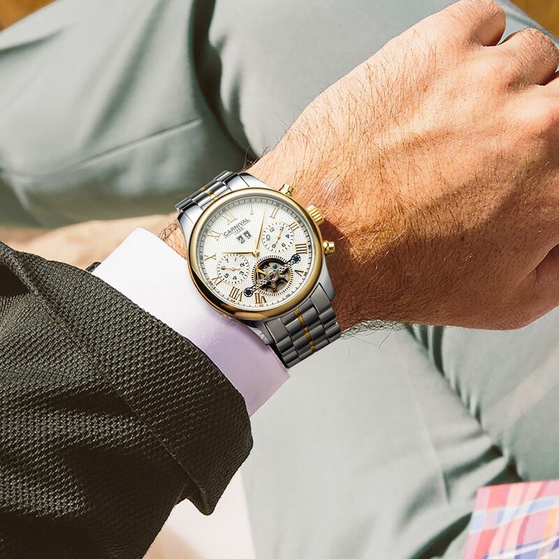 Tourbillon Watch Manufacturer - Carnival Luxury Stainless Steel High-End Business