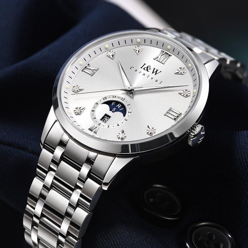 Men's Mechanical Watch Manufacturer - Luxury Skeleton Hollow Luminous Stainless Steel