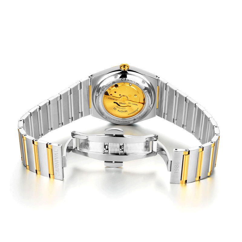 Men's Mechanical Watch Factory - Classic Design Stainless Steel Butterfly Clasp