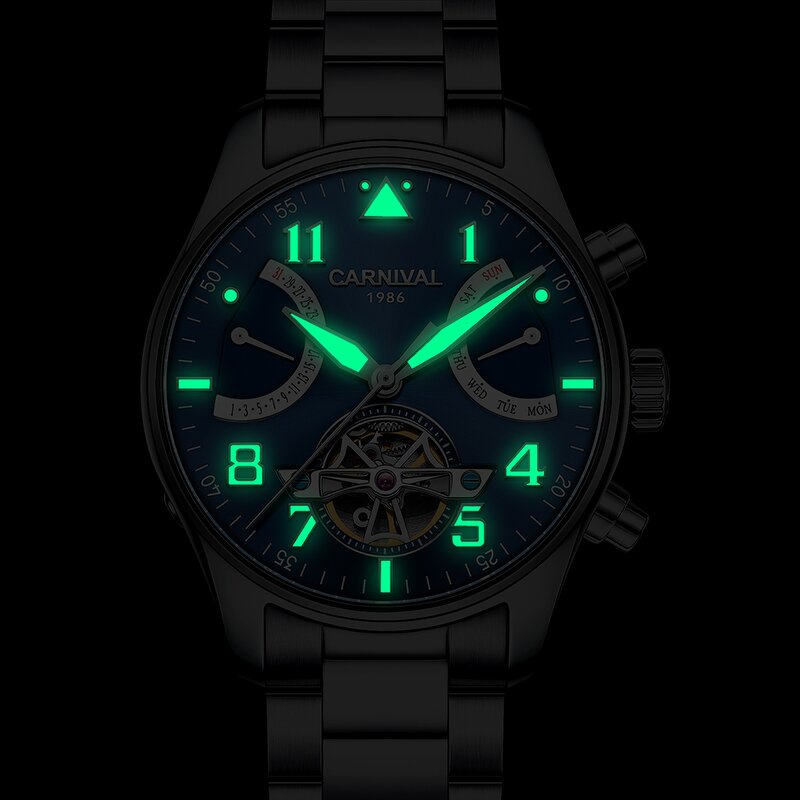 Men's Wristwatch Manufacturer - IW Casual Stainless Steel Automatic Hollow