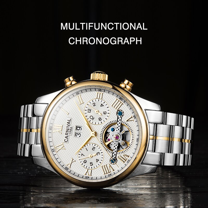 Tourbillon Watch Manufacturer - Carnival Luxury Stainless Steel High-End Business