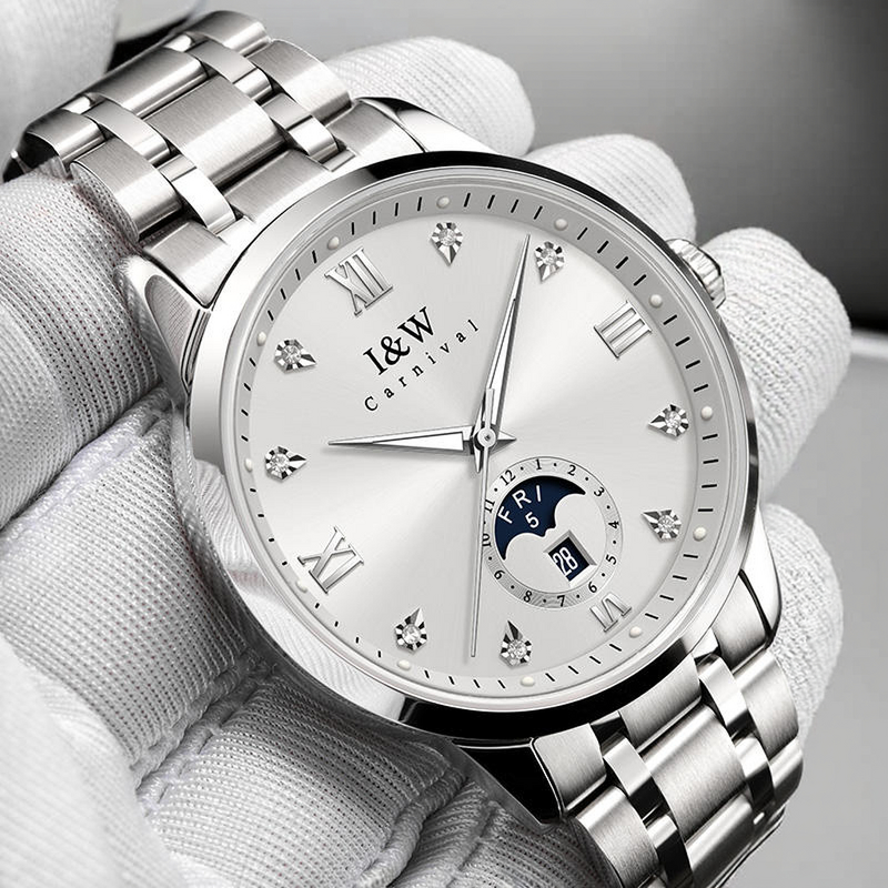 Men's Mechanical Watch Manufacturer - Luxury Skeleton Hollow Luminous Stainless Steel