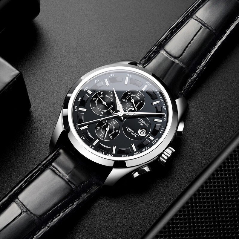 Mechanical Wristwatch Factory - Switzerland Luxury Fashion Leather Strap Waterproof