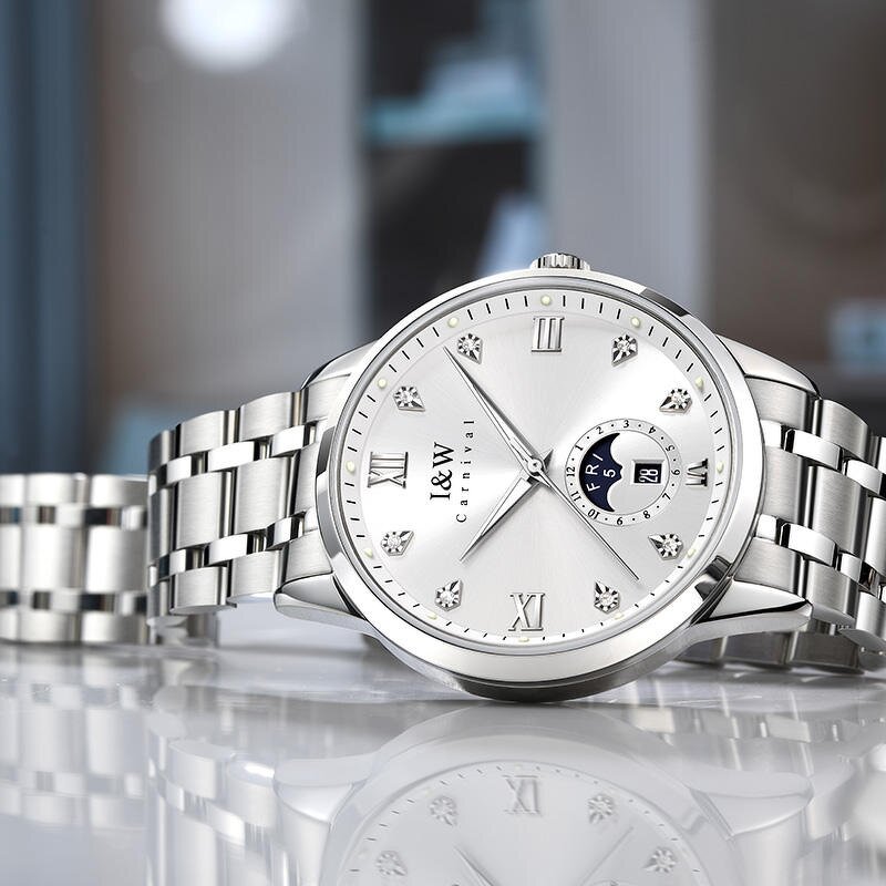 Men's Mechanical Watch Manufacturer - Luxury Skeleton Hollow Luminous Stainless Steel