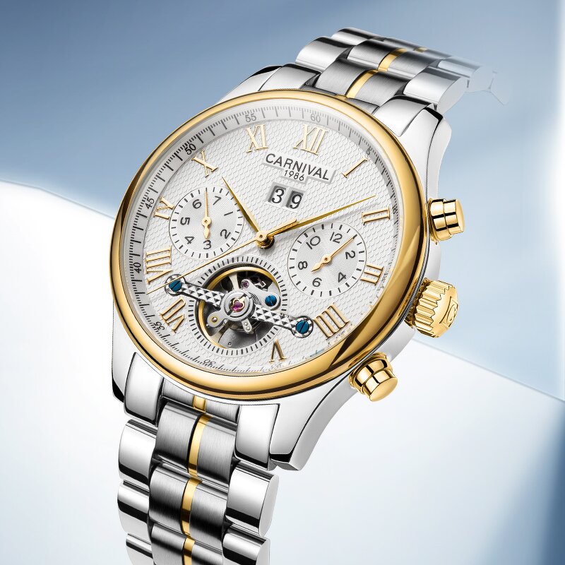 Tourbillon Watch Manufacturer - Carnival Luxury Stainless Steel High-End Business