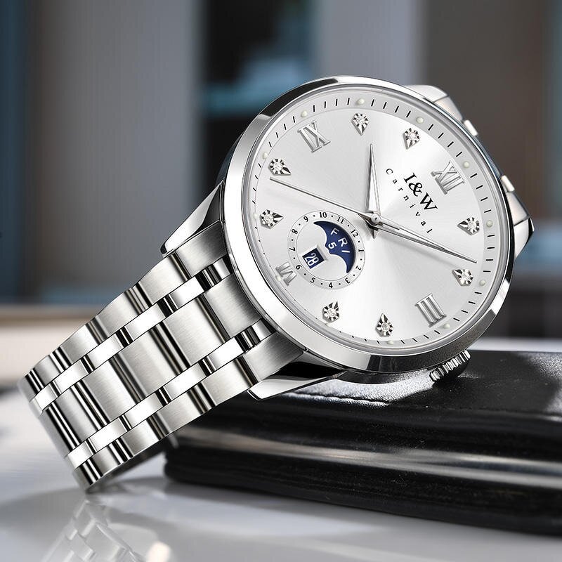 Men's Mechanical Watch Manufacturer - Luxury Skeleton Hollow Luminous Stainless Steel