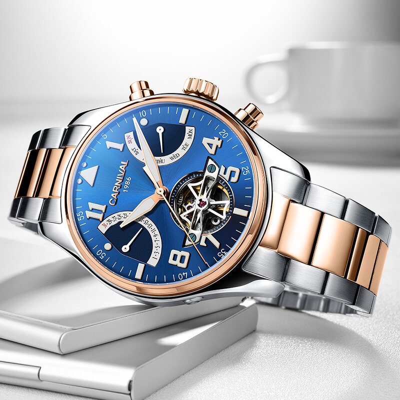 Men's Wristwatch Manufacturer - IW Casual Stainless Steel Automatic Hollow