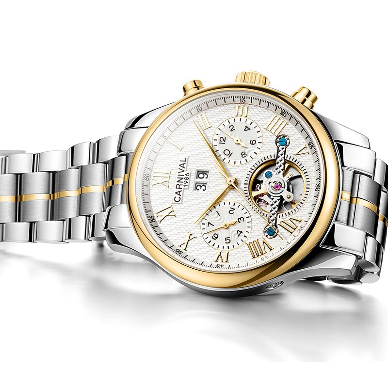Tourbillon Watch Manufacturer - Carnival Luxury Stainless Steel High-End Business