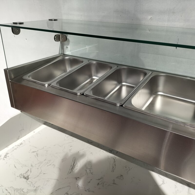 Refrigerated Counter Manufacturer - OEM/ODM Stainless Steel Hot Pot Prep
