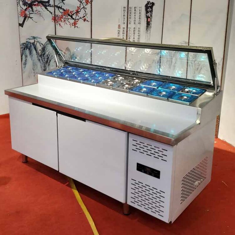 Pizza Prep Table Manufacturer - OEM/ODM Refrigerated Salad Bar