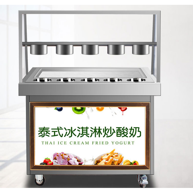 Rolled Ice Cream Machine Manufacturer - OEM/ODM Stainless Steel Single Pan