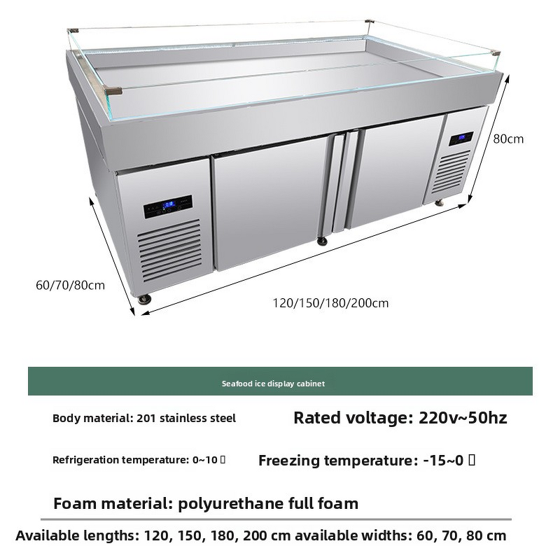 Commercial Display Case Manufacturer - OEM/ODM Ice Fresh Fish