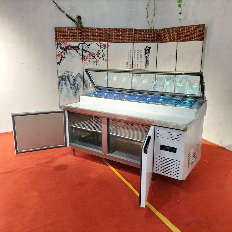 Salad Display Cabinet Manufacturer - OEM/ODM Multi-Tier Single-Temperature