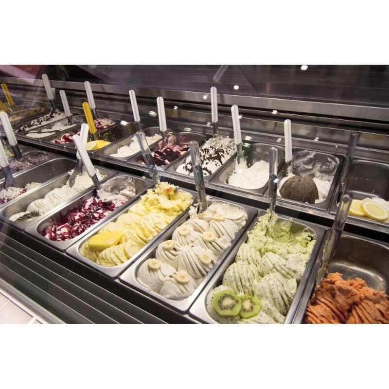 Ice Cream Showcase Manufacturer - OEM/ODM 20 Pans Air Cooler