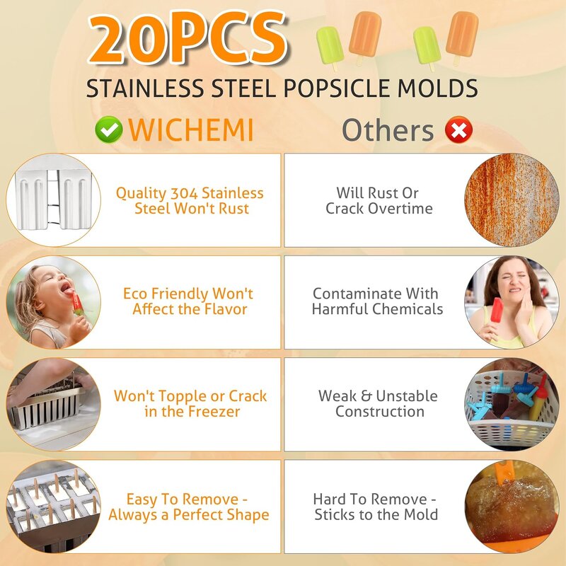 Popsicle Mold Manufacturer - OEM/ODM Stainless Steel Ice Pop Maker