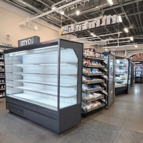 Display Fridge Manufacturer - OEM/ODM Air Curtain Vertical Custom