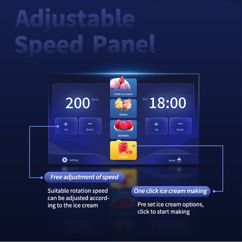 Ice Cream Machine Manufacturer - OEM/ODM 48L/H Floor Standing Gelato