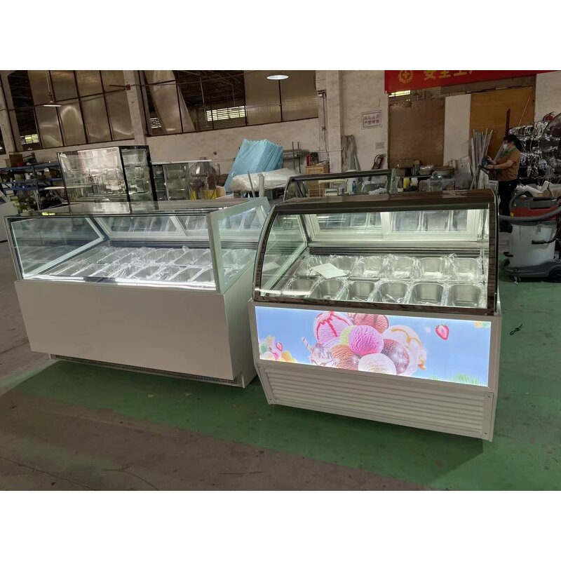 Ice Cream Showcase Manufacturer - OEM/ODM Haagen-Dazs Air Cooler 12-Pan