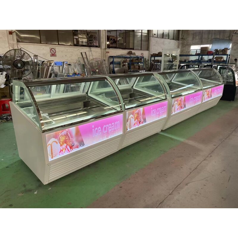 Ice Cream Showcase Manufacturer - OEM/ODM 20 Pans Air Cooler