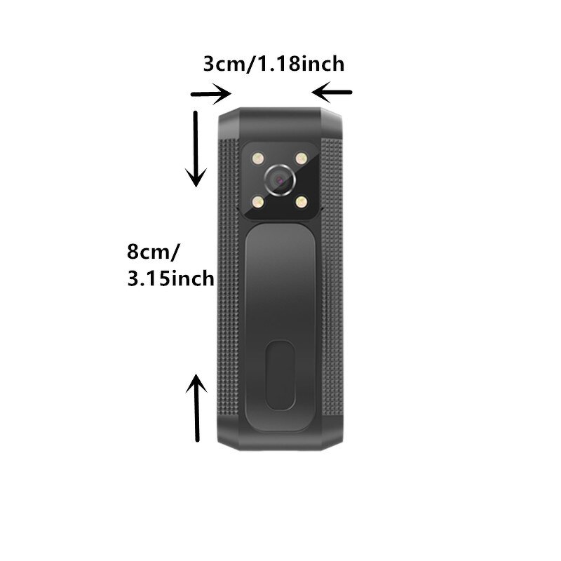 Sports Camera Recorder Factory - Private Label Clip-On with LED