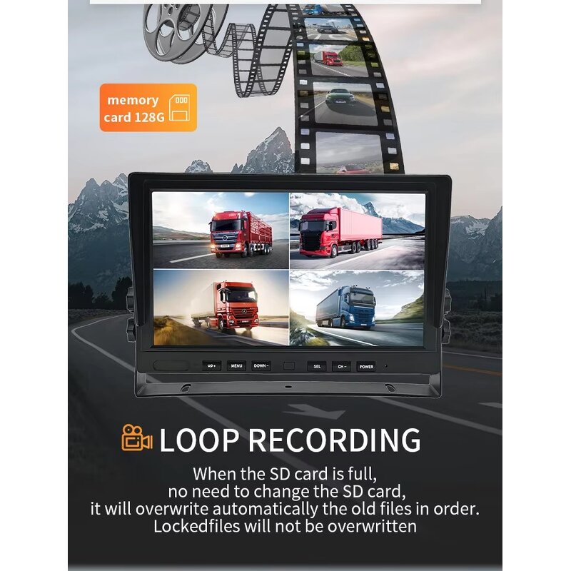 Wireless Truck Camera Supplier - Custom 10.1 Inch Monitor System