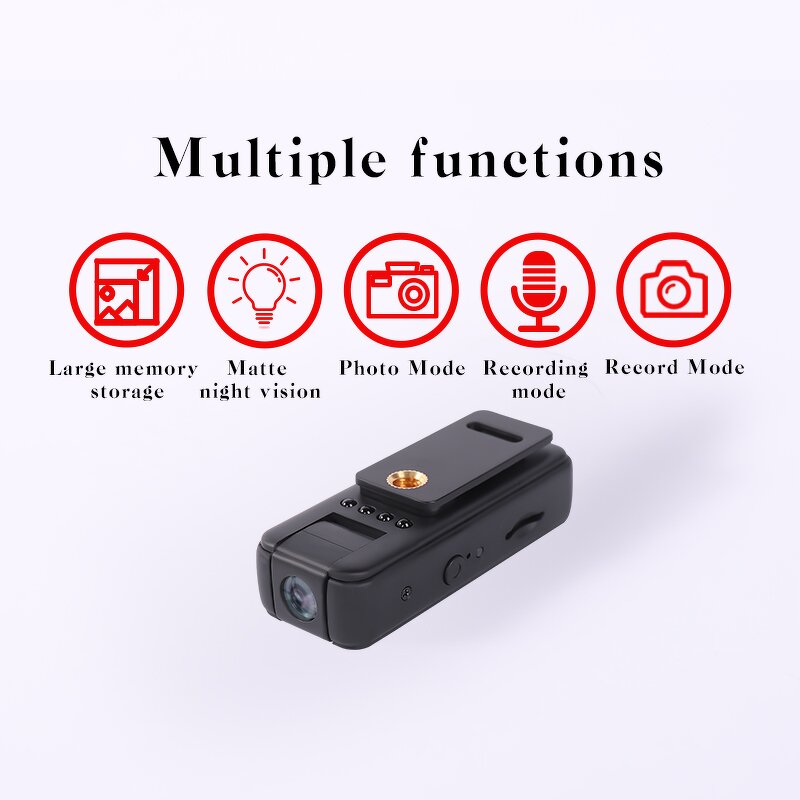 Body-Worn Camera Factory - Private Label Portable Rotatable Lens