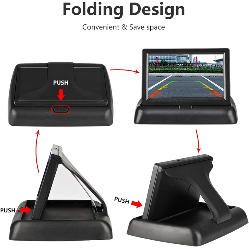 Car Monitor Supplier - Custom Foldable IR/LED Combo