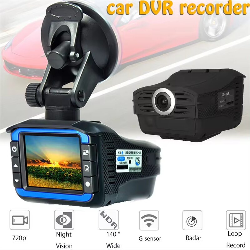 Car DVR Factory - Private Label Single-Lens with Radar Detector