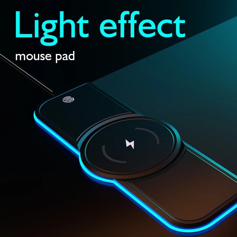 Wireless Charging Mouse Pad Factory - Private Label RGB Gaming Mat