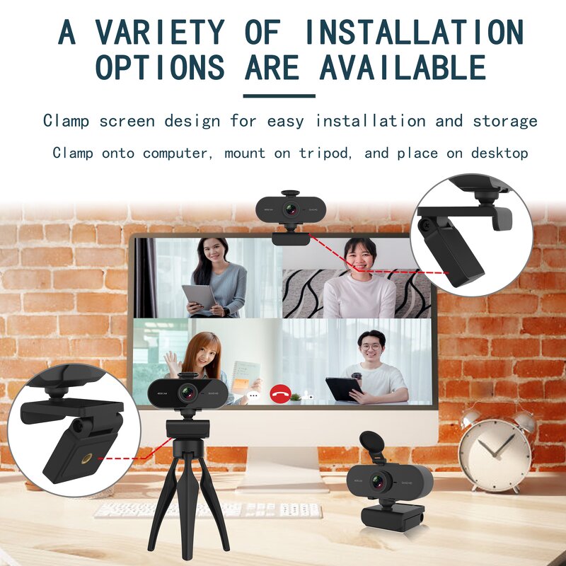 USB Webcam Supplier - Custom 4K Resolution with Tripod