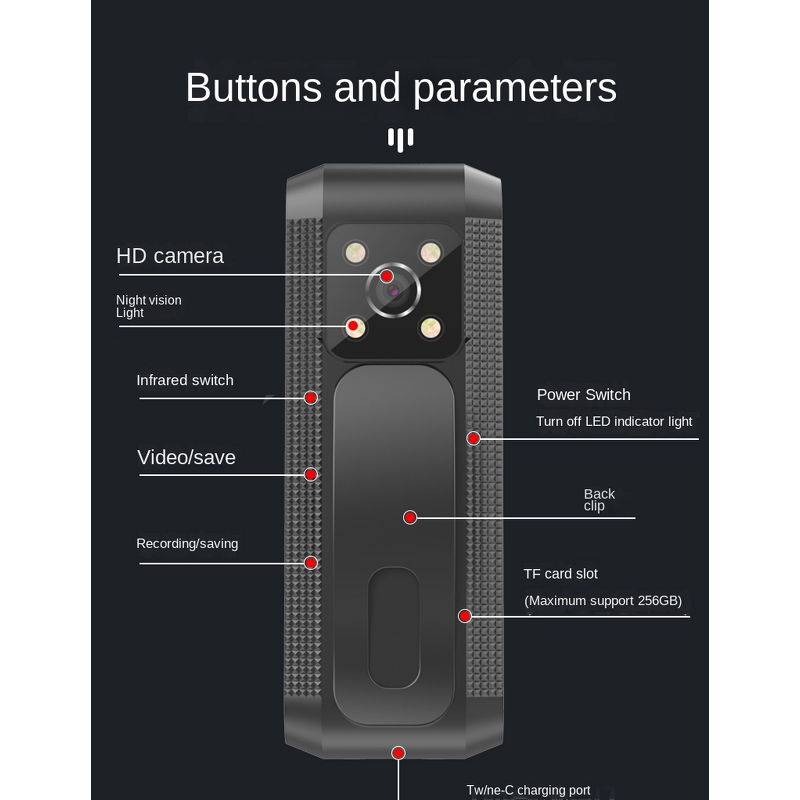 Action Camera Factory - Bulk 1080P LED for Bike Motorcycle