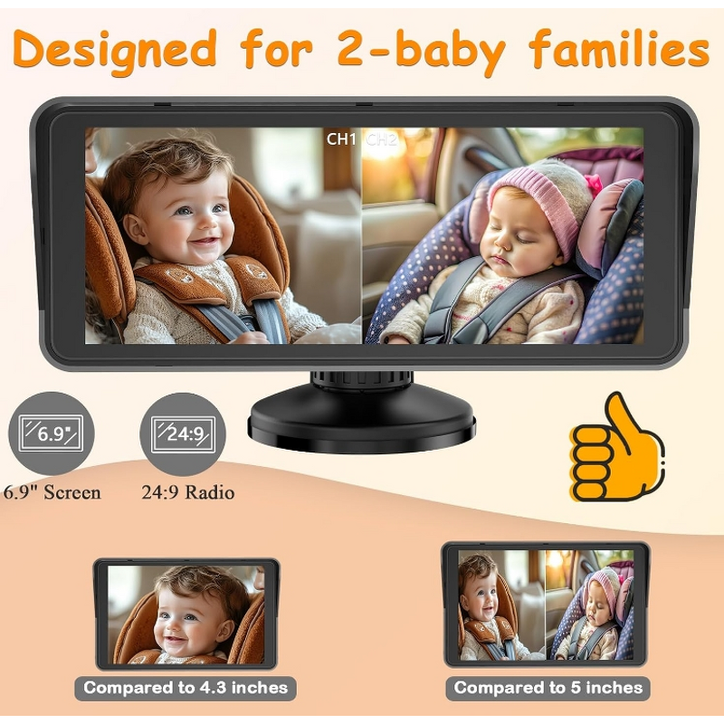 Video Monitor Factory - Wholesale Dual Channel Split-Screen