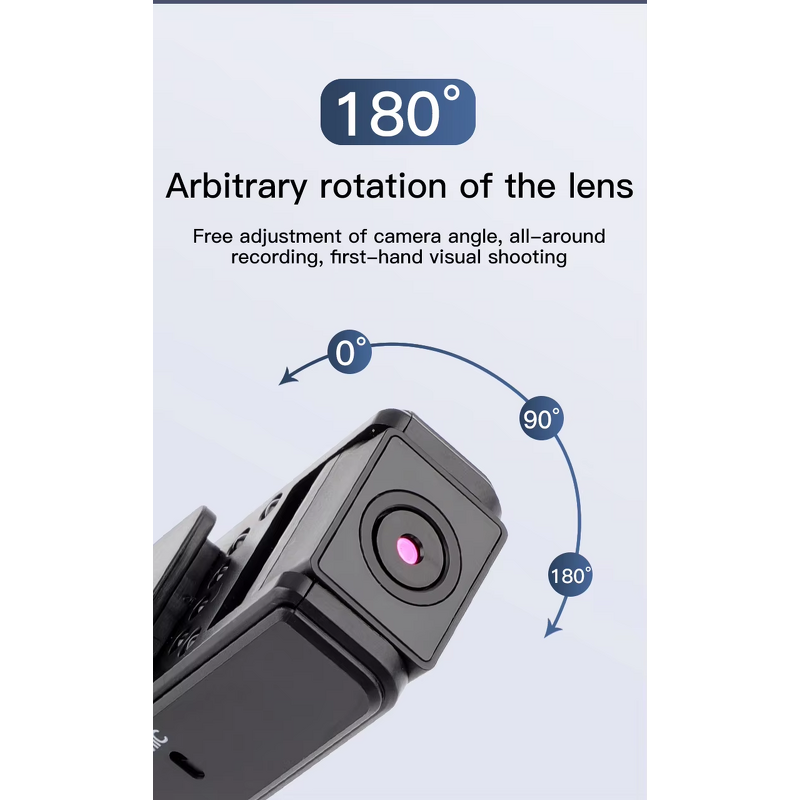 Pocket Body Camera Factory - Bulk Outdoor Sports 180 Rotation