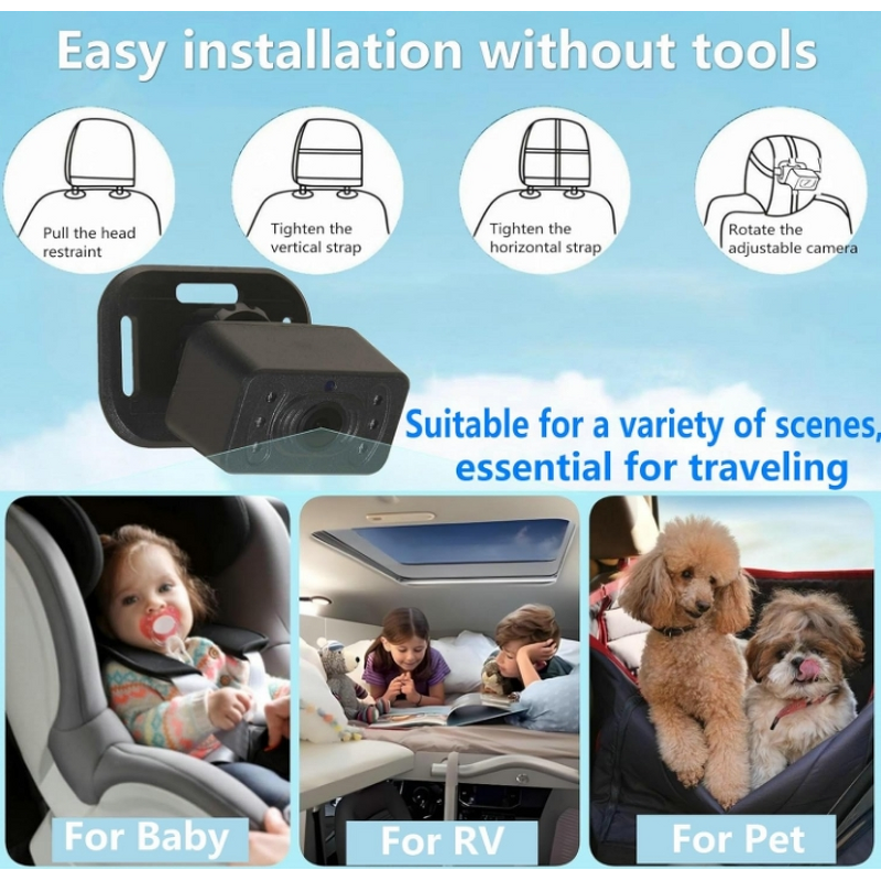 Baby Car Camera Supplier - Custom 1080P LCD Display